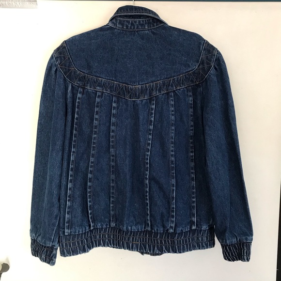 ❤️VINTAGE Gitano zip up denim jacket - Picture 6 of 7